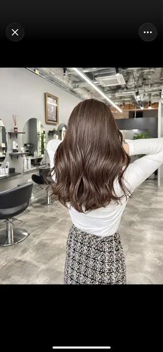 セミロング カラー 🌹ミラクル美容師 🌹✨クッポ✨のヘアスタイル
