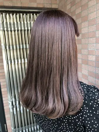 セミロング 縮毛矯正の達人 ☆ 松本のヘアスタイル