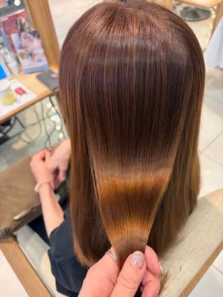 ロング ブリーチ💛カラー ☾ *.runaのヘアスタイル