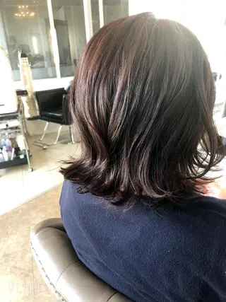 ミディアム 美髪クリエーター テラダタエコのヘアスタイル