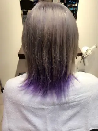 ミディアム カラー メンズ 熊谷 奈菜のヘアスタイル