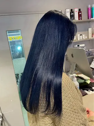 ロング カラー ダブルカラー/🐻 ベージュ‎/ピンクのヘアスタイル