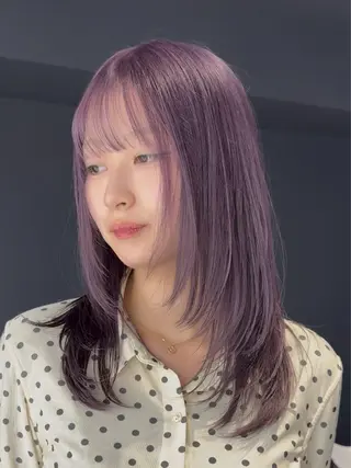 ロング カラー 透明感カラー 💋🩷りなのヘアスタイル