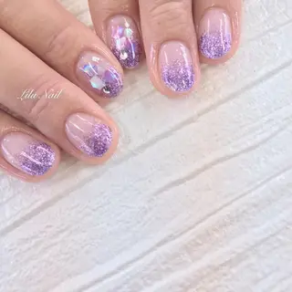 ネイル モチの良さ◉ フィルインネイル♡のネイルデザイン