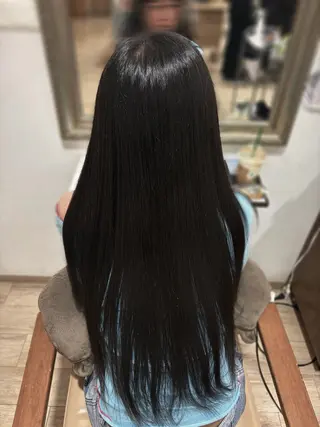ロング 上地 ㅤ⠀虹奈のヘアスタイル