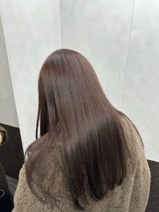 ロング ハイトーン✖️ 縮毛矯正シュンペイのヘアスタイル