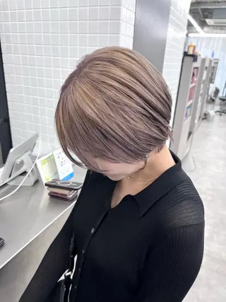 ショート カラー ベイリコルド　アトリ 店長　宮城一真のヘアスタイル