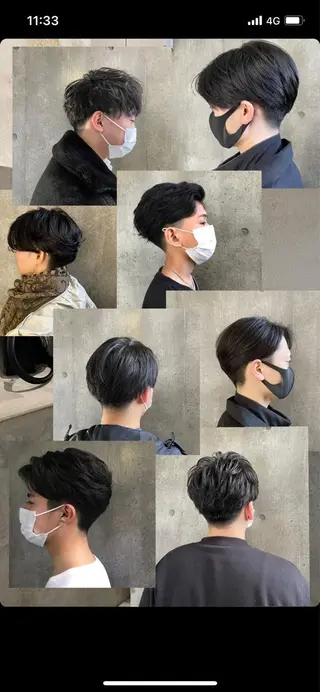ショート メンズ もりたみかこ 美容師お休み中のヘアスタイル