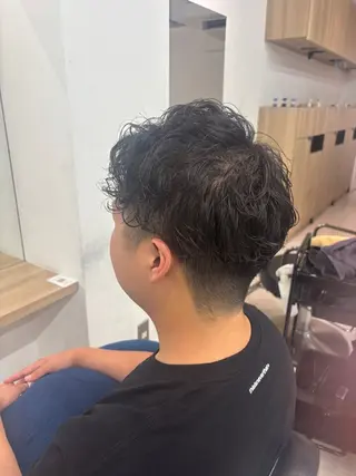 パーマ メンズ ️🩵RINKA/ 艶color🩵のヘアスタイル