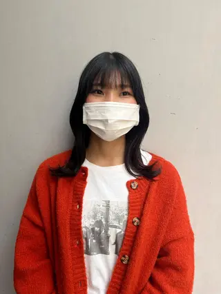 セミロング 韓国好き🇰🇷 美容師MIKUのヘアスタイル