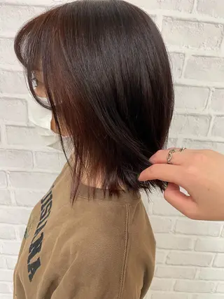 ミディアム 川上 紗也加のヘアスタイル