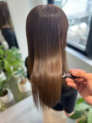 ロング カラー 夜23時まで予約🉑 reverieあきらのヘアスタイル