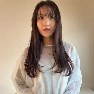 ロング カラー nishi fuyumiのヘアスタイル