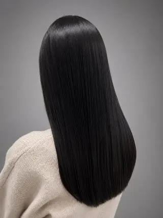 ロング ダメージレス 桧山店長のヘアスタイル