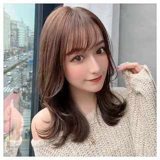 ミディアム カラー ショート・ハイトーン ズーキーのヘアスタイル