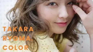 ミディアム ブリーチカラー 美髪矯正takaraのヘアスタイル