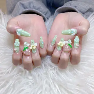 ネイル Anh ゴテゴテネイルのネイルデザイン