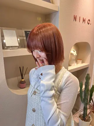 カラー ボブ／暖色 👩🏼HONOKAのヘアスタイル