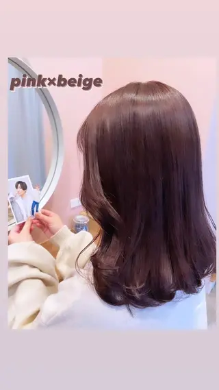 ロング カラー ヘアアレンジ REONA🪽✨薬院 レイヤーカット🫧のヘアスタイル