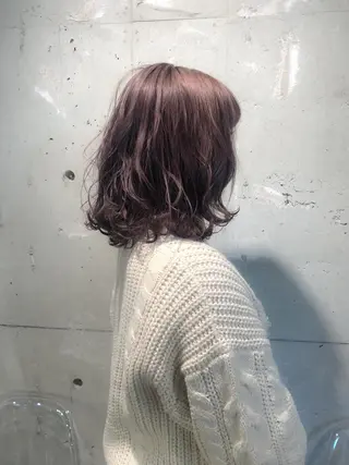 セミロング カラー パーマ ヘアアレンジ メンズ キッズ ネイル マツエク・マツパ 当日予約⭕️ Rene’のヘアスタイル