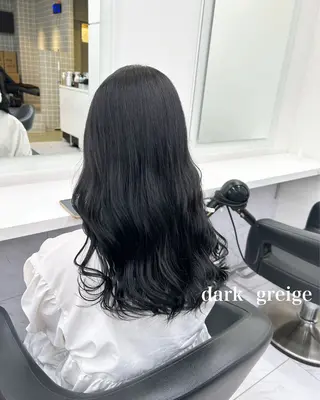 ロング カラー パーマ ヘアアレンジ メンズ キッズ 🦋縮毛/韓国レイヤ ー/透明感カラー🦋のヘアスタイル