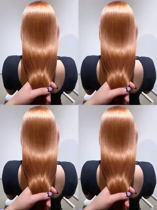 ロング カラー 🦋REISA🦋 エクステ×ハイトーンのヘアスタイル