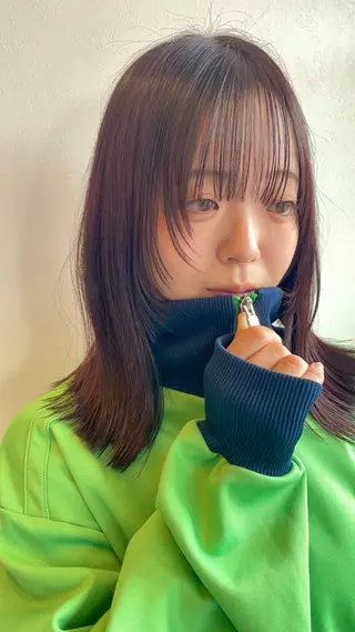 ミディアム オヤマ タケアキのヘアスタイル