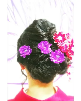 ロング 田坂 真弓のヘアスタイル