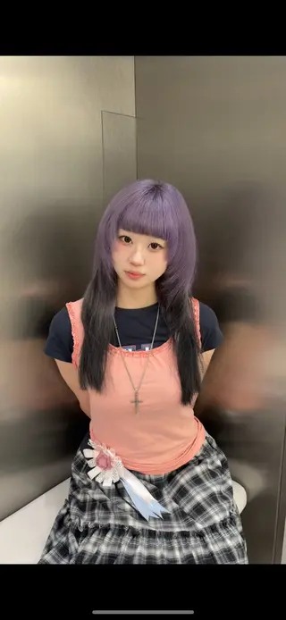 ロング カラー 🤍Suzuka🤍 ハイトーン/ブリーチのヘアスタイル
