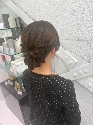 ヘアアレンジ 🎀ゆづき🫧 透明感/アレンジ💝のヘアスタイル