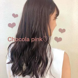 ロング カラー レイヤーカット 韓国ヘアayameのヘアスタイル