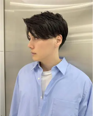 ショート メンズ オチ ハナのヘアスタイル