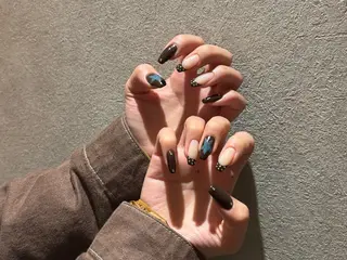 ネイル paragel★ magnet★AYAのネイルデザイン