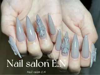 ネイル E.N🦋 長さ出し/持ち込みのネイルデザイン