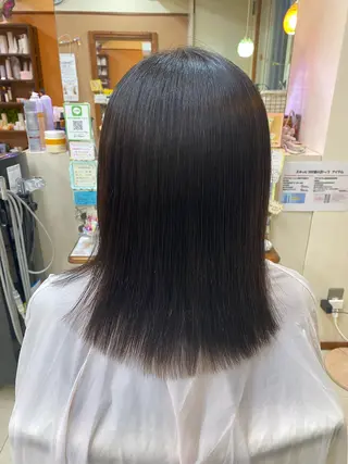 セミロング 美容室F i t✂️ ササキのヘアスタイル