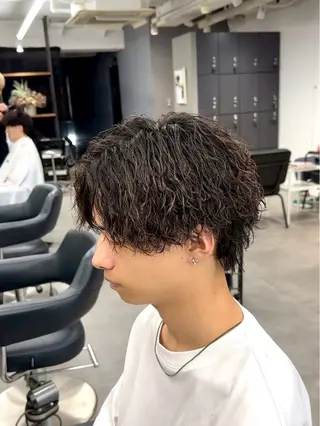 パーマ メンズ 🔥強めメンズパーマ 特化🔥/きらりのヘアスタイル