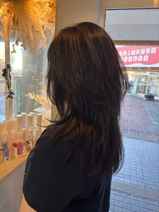 ロング nico麻生　長谷川 裕月のヘアスタイル