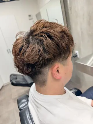 ショート パーマ メンズ QOL円山 YUTOのヘアスタイル