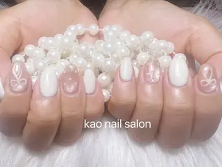 ネイル kao nail マグネット/長さだしのネイルデザイン