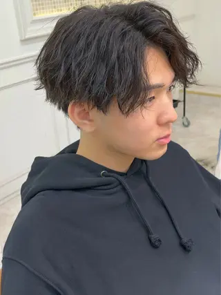 ショート パーマ メンズ スパイキーショート 浦和メンズ美容師のヘアスタイル