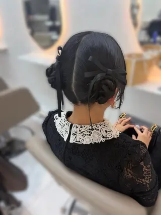 セミロング ヘアアレンジ さちな/熊谷/ モデル様募集中‎🪽のヘアスタイル