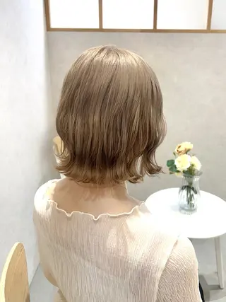 ミディアム mao🌼 bob mint colorのヘアスタイル