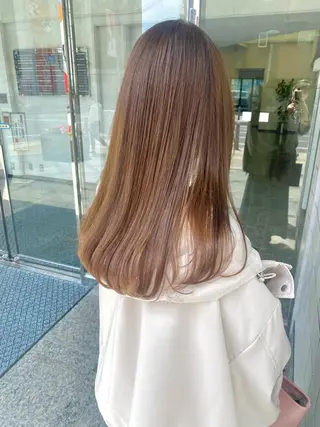 ミディアム Okamura Chisatoのヘアスタイル
