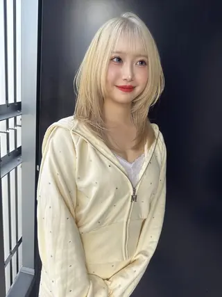 ミディアム カラー 店長 小池アキトのヘアスタイル