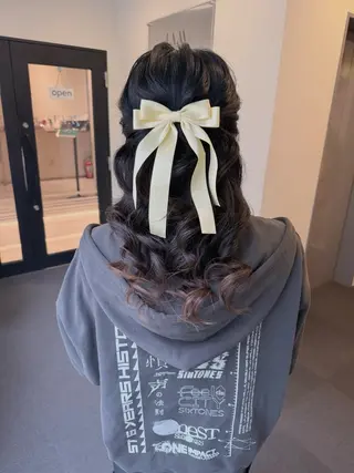 ヘアアレンジ 推し活・参列ヘア🎀 札幌ヘアセット専門のヘアスタイル