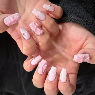 ネイル 𝙃𝙖𝙧𝙪⋆ ˚꩜。個性派のネイルデザイン