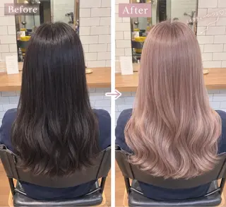 セミロング カラー 大人のためのトレンド ヘア💇♀️ayaのヘアスタイル