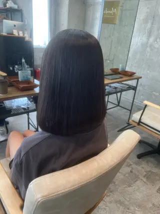 ミディアム 韓国風ヘア 🇰🇷清水しいなのヘアスタイル