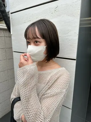 ミディアム カラー ケアブリーチ特化✨/ 艶カラー/エクステのヘアスタイル