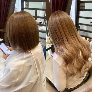 ロング カラー エクステ/大人可愛い カラー🩷RINAのヘアスタイル